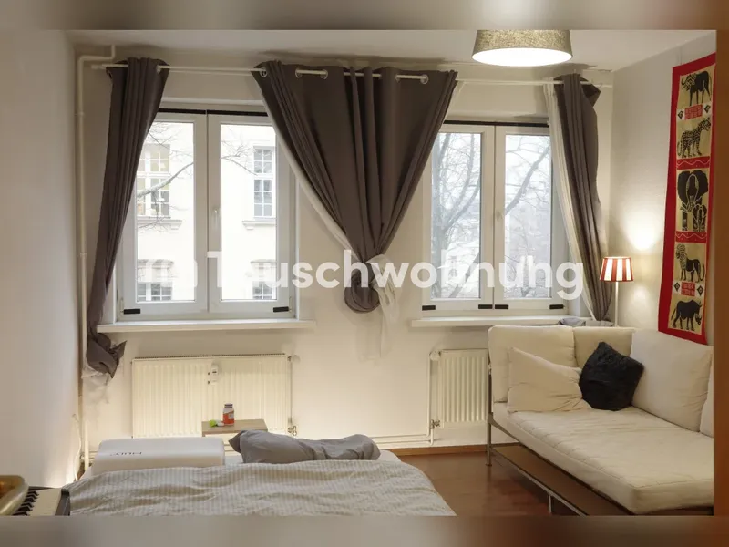 Tauschwohnung: 1-Zimmer-Wohnung mit großer Küche in der Nähe des Weissensee — photo 1
